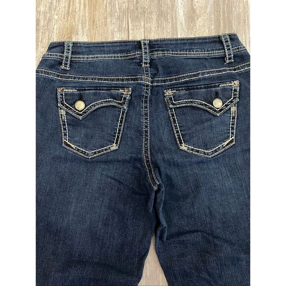 Lane Bryant Genius Fit Cropped Jeans Mid Rise Relaxed Women’s Sz 14 - Picture 5 of 6